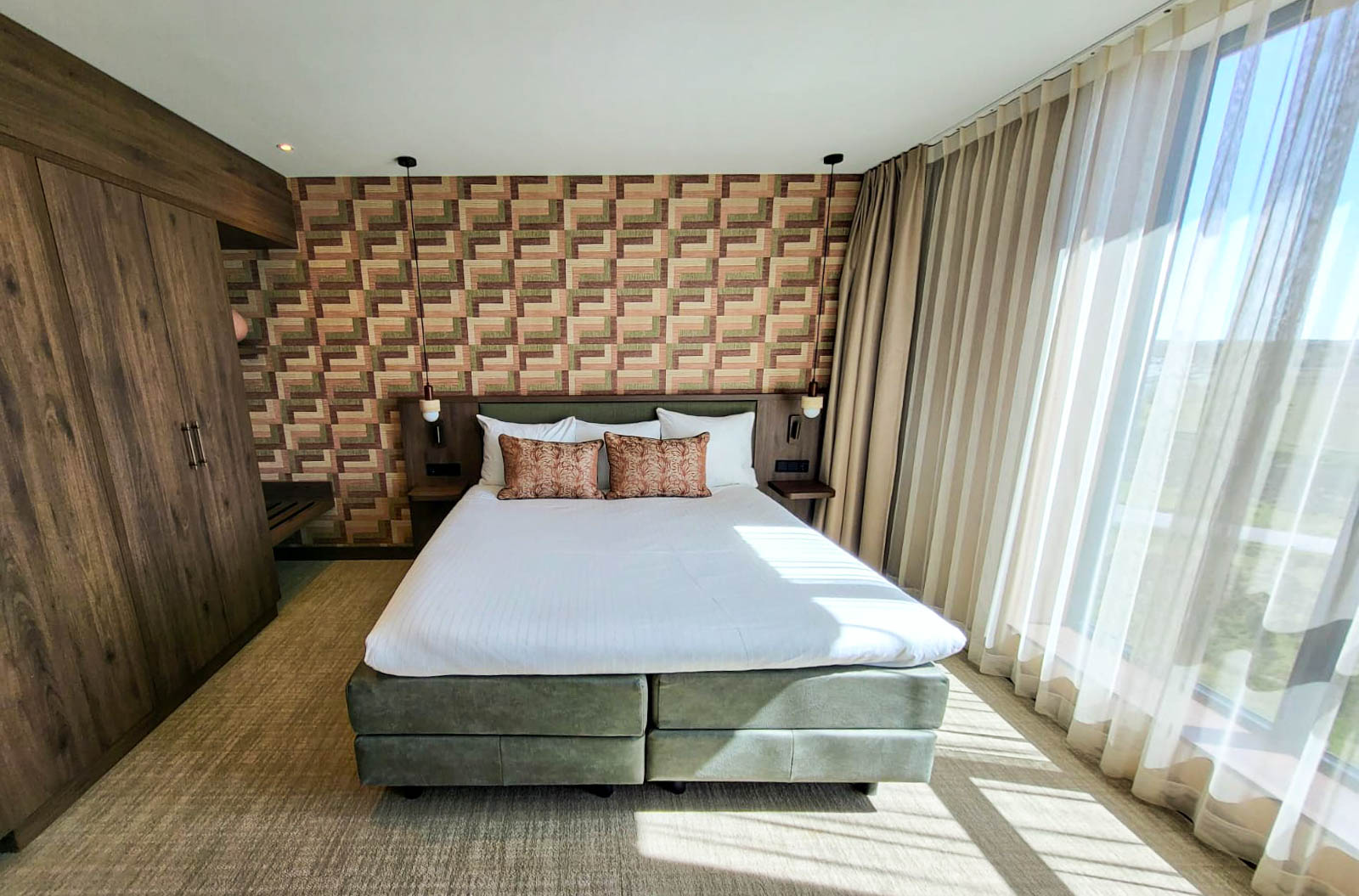Completed Hotel Project guest room in Groningen